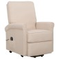 vidaXL Aufstehsessel Creme Stoff vidaXL Aufstehsessel Creme Stoff