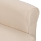 vidaXL Aufstehsessel Creme Stoff vidaXL Aufstehsessel Creme Stoff