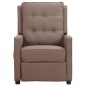 vidaXL Relaxsessel Taupe Stoff vidaXL Relaxsessel Taupe Stoff