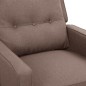 vidaXL Relaxsessel Taupe Stoff vidaXL Relaxsessel Taupe Stoff