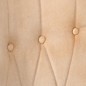 vidaXL Ohrensessel Creme Canvas-Material vidaXL Ohrensessel Creme Canvas-Material