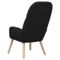 vidaXL Relaxsessel Schwarz Stoff vidaXL Relaxsessel Schwarz Stoff