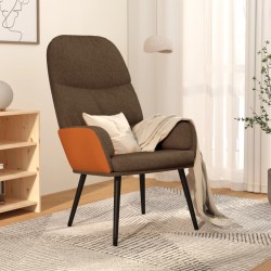 vidaXL Relaxsessel Braun Stoff