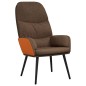 vidaXL Relaxsessel Braun Stoff vidaXL Relaxsessel Braun Stoff