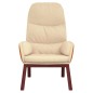 vidaXL Relaxsessel Creme Stoff vidaXL Relaxsessel Creme Stoff