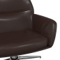 vidaXL Relaxsessel Glänzend Braun Kunstleder vidaXL Relaxsessel Glänzend Braun Kunstleder