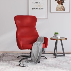 vidaXL Relaxsessel Weinrot Kunstleder