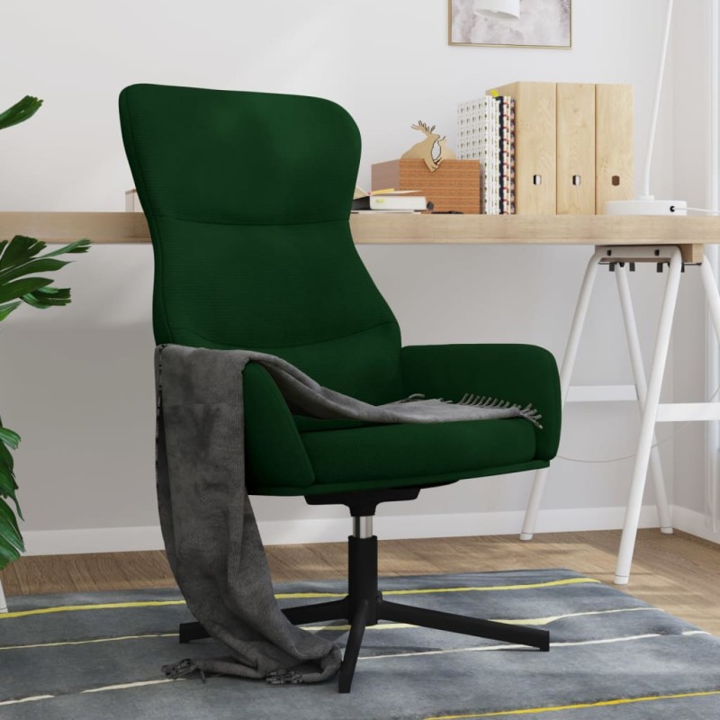 vidaXL Relaxsessel Dunkelgrün Samt vidaXL Relaxsessel Dunkelgrün Samt