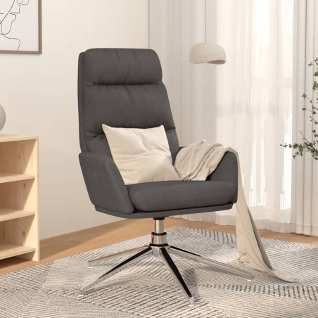 vidaXL Relaxsessel Dunkelgrau Stoff