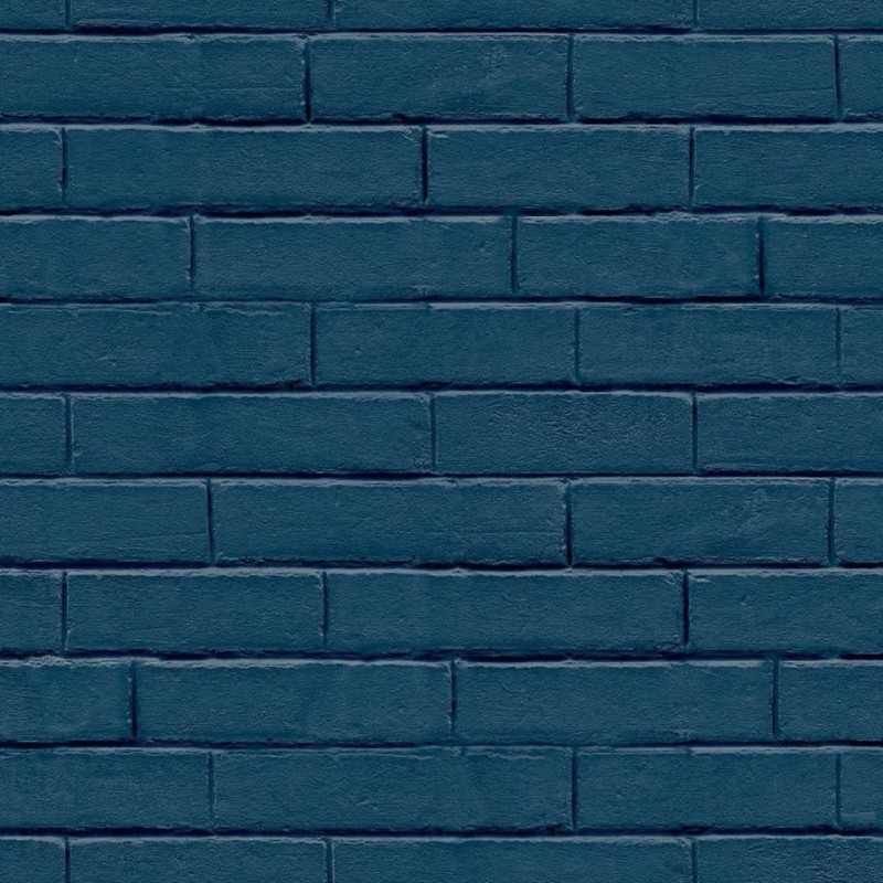 Good Vibes Tapete Brick Wall Blau Good Vibes Tapete Brick Wall Blau