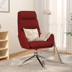 vidaXL Relaxsessel Weinrot Stoff