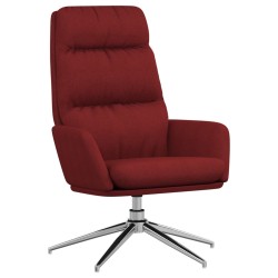 vidaXL Relaxsessel Weinrot Stoff