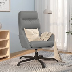 vidaXL Relaxsessel Grau Kunstleder