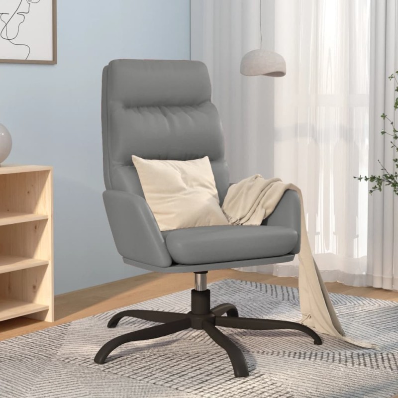 vidaXL Relaxsessel Grau Kunstleder vidaXL Relaxsessel Grau Kunstleder