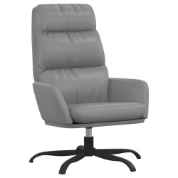vidaXL Relaxsessel Grau Kunstleder