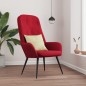vidaXL Relaxsessel Weinrot Samt vidaXL Relaxsessel Weinrot Samt