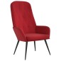 vidaXL Relaxsessel Weinrot Samt vidaXL Relaxsessel Weinrot Samt
