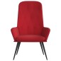 vidaXL Relaxsessel Weinrot Samt vidaXL Relaxsessel Weinrot Samt