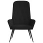 vidaXL Relaxsessel Schwarz Samt vidaXL Relaxsessel Schwarz Samt