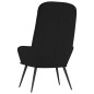 vidaXL Relaxsessel Schwarz Samt vidaXL Relaxsessel Schwarz Samt