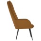 vidaXL Relaxsessel Braun Samt vidaXL Relaxsessel Braun Samt