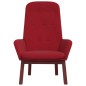 vidaXL Relaxsessel Weinrot Samt vidaXL Relaxsessel Weinrot Samt