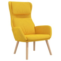 vidaXL Relaxsessel Senfgelb Samt