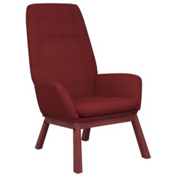 vidaXL Relaxsessel Weinrot Stoff