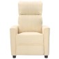 vidaXL Relaxsessel Creme Stoff vidaXL Relaxsessel Creme Stoff