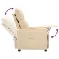 vidaXL Relaxsessel Creme Stoff vidaXL Relaxsessel Creme Stoff