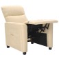 vidaXL Relaxsessel Creme Stoff vidaXL Relaxsessel Creme Stoff