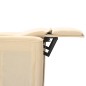 vidaXL Relaxsessel Creme Stoff vidaXL Relaxsessel Creme Stoff
