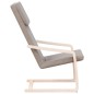 vidaXL Relaxsessel Taupe Stoff vidaXL Relaxsessel Taupe Stoff