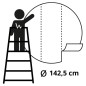 WallArt Fototapete Beachlife Rund 142,5 cm WallArt Fototapete Beachlife Rund 142,5 cm