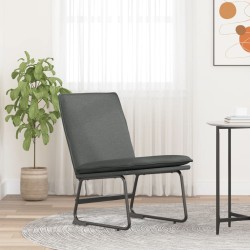 vidaXL Loungesessel Dunkelgrau 52x75x76 cm Stoff