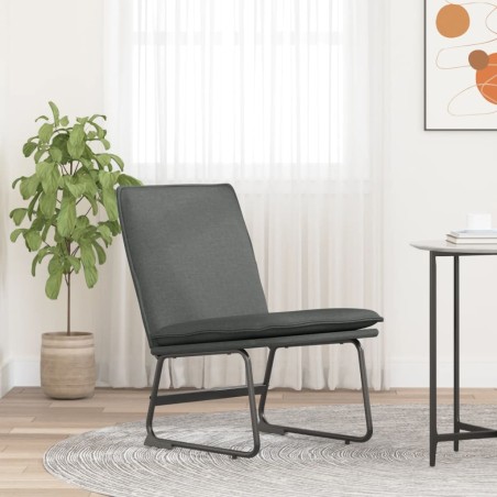 vidaXL Loungesessel Dunkelgrau 52x75x76 cm Stoff