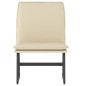 vidaXL Loungesessel Creme 52x75x76 cm Stoff vidaXL Loungesessel Creme 52x75x76 cm Stoff