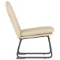 vidaXL Loungesessel Creme 52x75x76 cm Stoff vidaXL Loungesessel Creme 52x75x76 cm Stoff