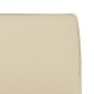 vidaXL Loungesessel Creme 52x75x76 cm Stoff vidaXL Loungesessel Creme 52x75x76 cm Stoff