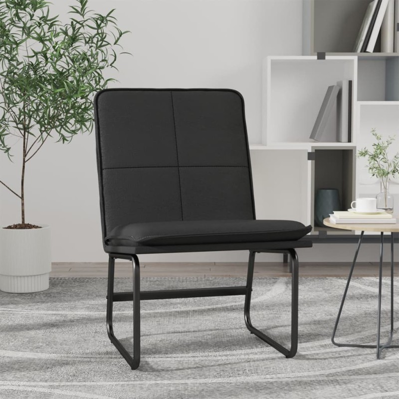 vidaXL Loungesessel Schwarz 54x75x76 cm Kunstleder vidaXL Loungesessel Schwarz 54x75x76 cm Kunstleder