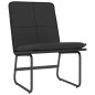 vidaXL Loungesessel Schwarz 54x75x76 cm Kunstleder vidaXL Loungesessel Schwarz 54x75x76 cm Kunstleder