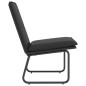 vidaXL Loungesessel Schwarz 54x75x76 cm Kunstleder vidaXL Loungesessel Schwarz 54x75x76 cm Kunstleder