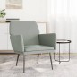 vidaXL Sessel Hellgrau 62x79x79 cm Samt vidaXL Sessel Hellgrau 62x79x79 cm Samt