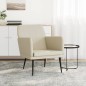 vidaXL Sessel Creme 61x78x80 cm Kunstleder vidaXL Sessel Creme 61x78x80 cm Kunstleder