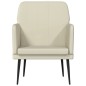 vidaXL Sessel Creme 61x78x80 cm Kunstleder vidaXL Sessel Creme 61x78x80 cm Kunstleder
