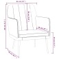 vidaXL Sessel Creme 61x78x80 cm Kunstleder vidaXL Sessel Creme 61x78x80 cm Kunstleder
