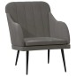 vidaXL Sessel Dunkelgrau 63x76x80 cm Samt vidaXL Sessel Dunkelgrau 63x76x80 cm Samt