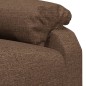 vidaXL Relaxsessel Elektrisch Braun Stoff vidaXL Relaxsessel Elektrisch Braun Stoff