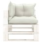 vidaXL 8-tlg. Garten-Lounge-Set Paletten mit Kissen in Beige Holz vidaXL 8-tlg. Garten-Lounge-Set Paletten mit Kissen in Beige Holz