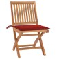 vidaXL Klappbare Gartenstühle mit Kissen 6 Stk. Massivholz Teak vidaXL Klappbare Gartenstühle mit Kissen 6 Stk. Massivholz Teak